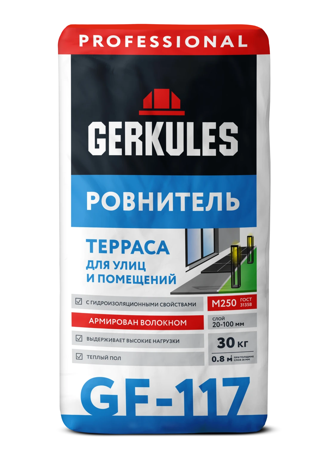 Ровнитель для улиц и помещений ТЕРРАСА, 30 кг